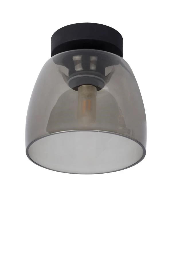 Lucide TYLER - Flush ceiling light Bathroom - Ø 16,1 cm - 1xG9 - IP44 - Black - off